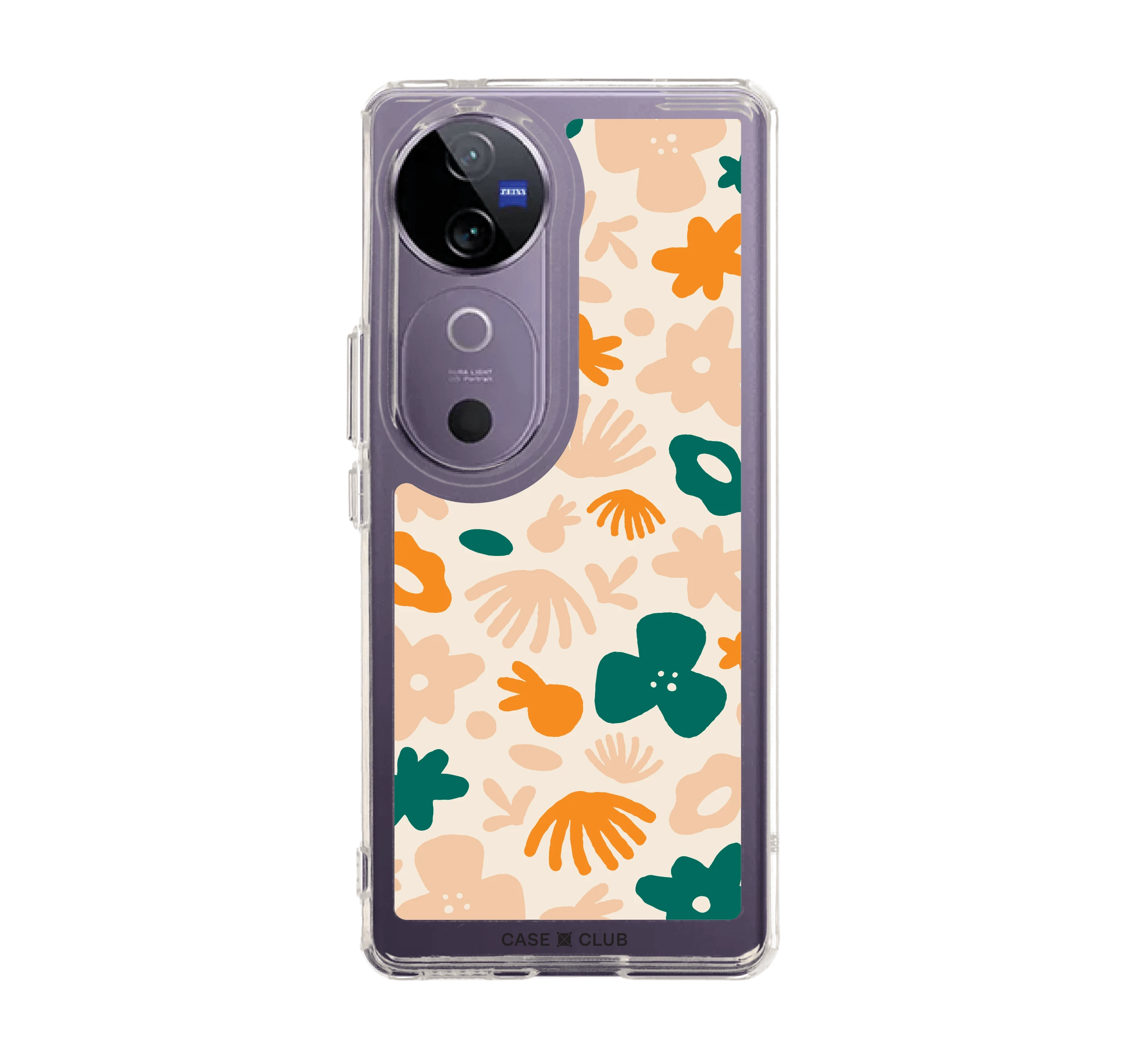 orange flower pattern